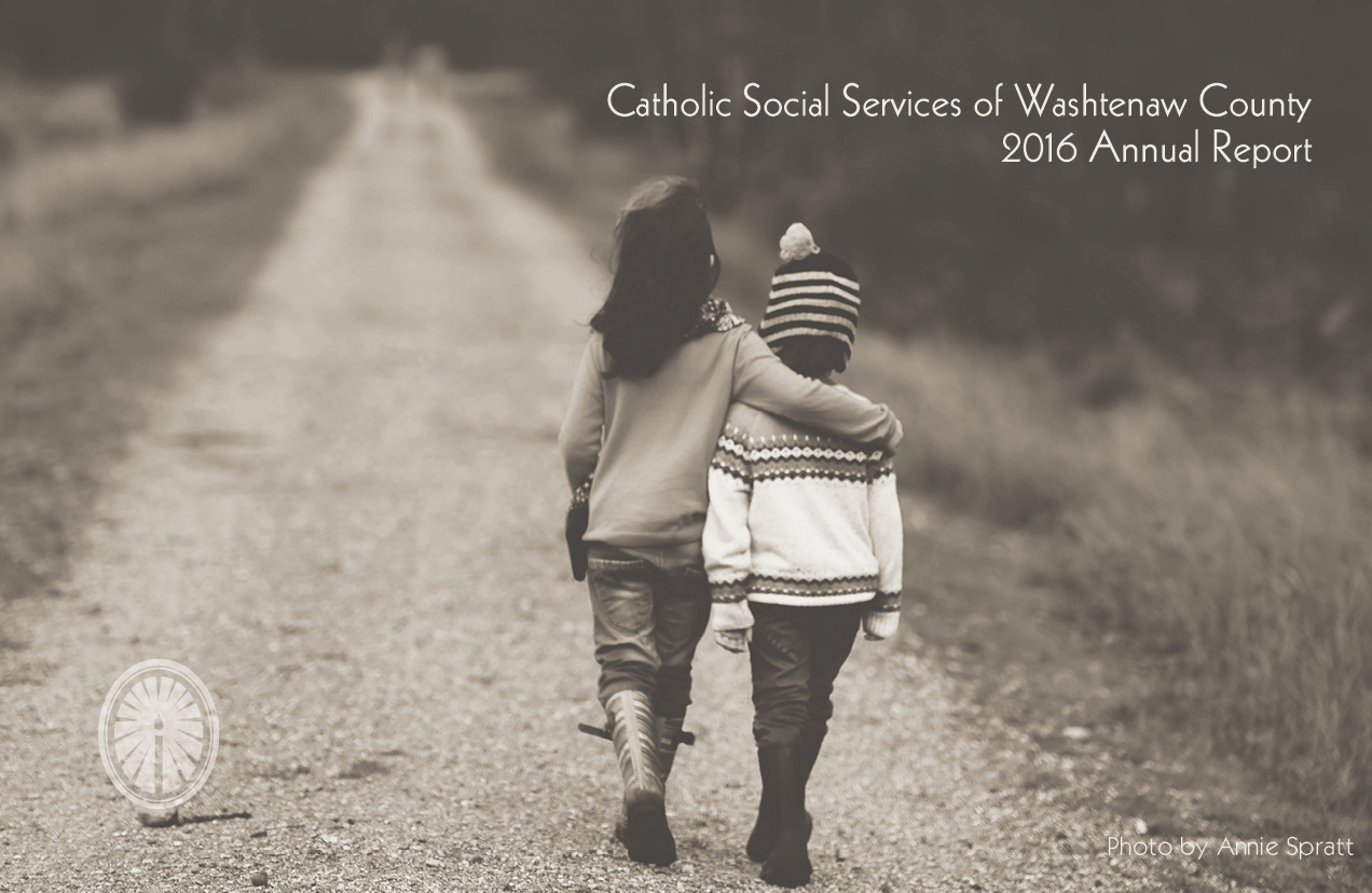 Catholic Social Services of Washtenaw County Annual Report: Inside Foldout.